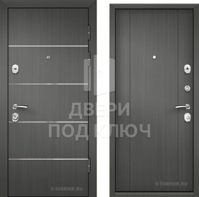 Входная наружная металлическая дверь для дома ДПК-10715